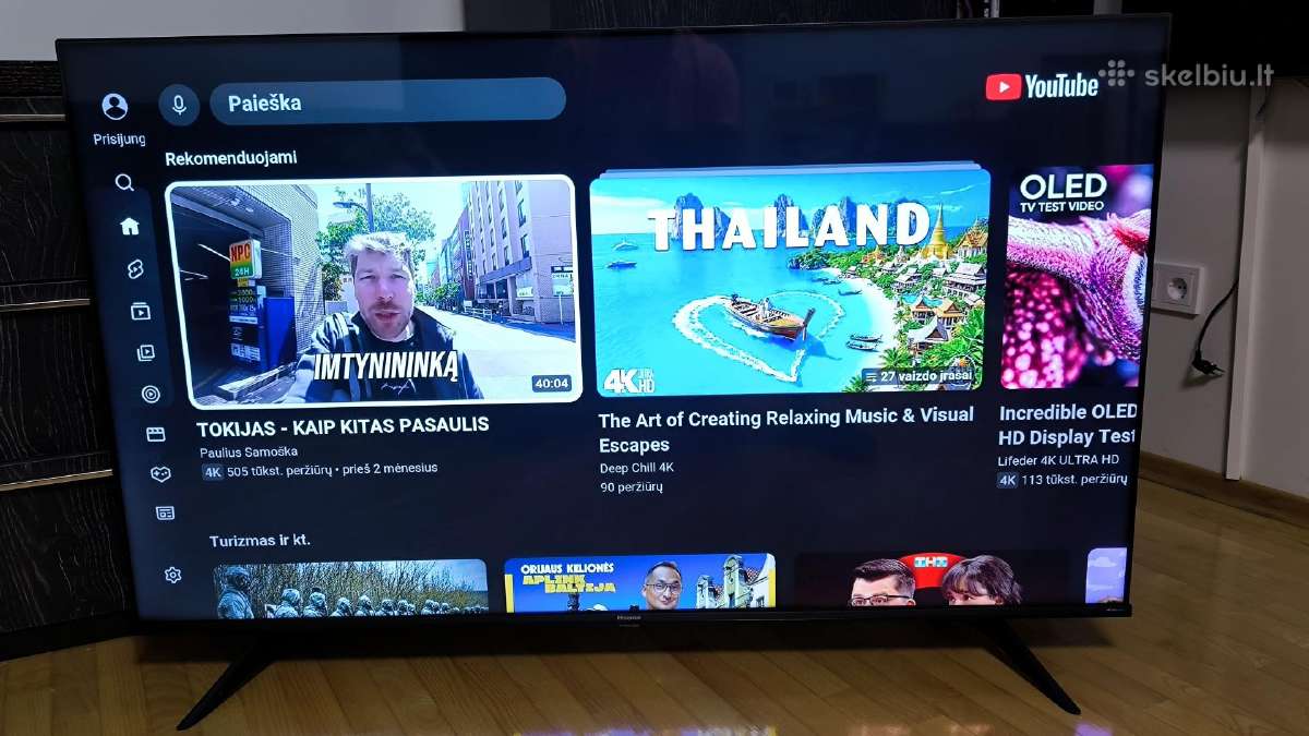 Parduodu Hisense Uhd Smart TV 55a6eg - nuotraukos Nr. 3