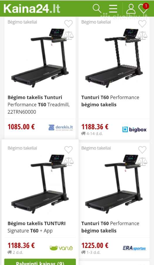 Tunturi t60 bėgimo takelis - nuotraukos Nr. 3