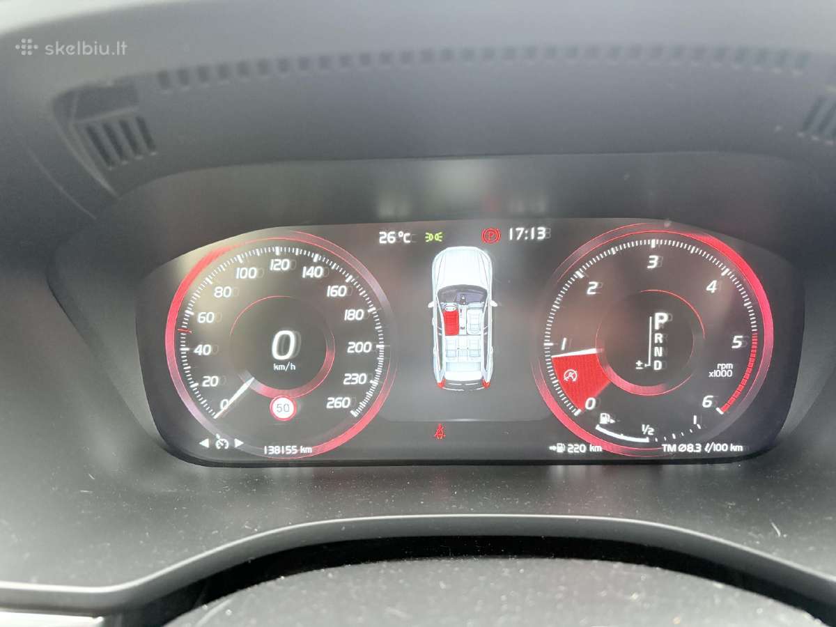 Volvo XC60 D4 juodas Momentum Panorama Oda Kamera - nuotraukos Nr. 6