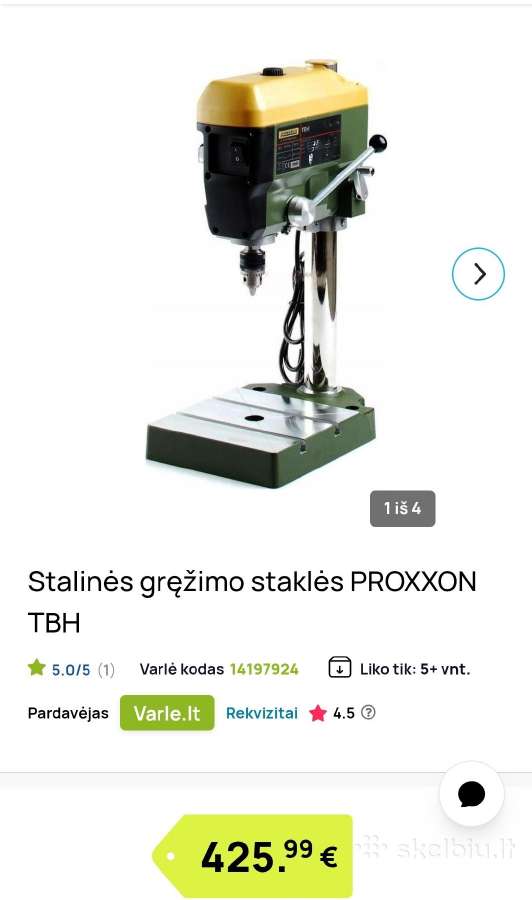 Grežimo staklės proxxon tbh - nuotraukos Nr. 3