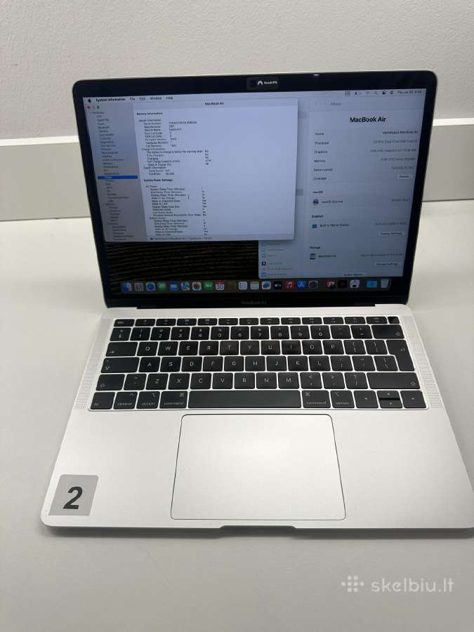 Apple MacBook Air 13" A1932 i5 8gb 128gb Garantija - nuotraukos Nr. 4