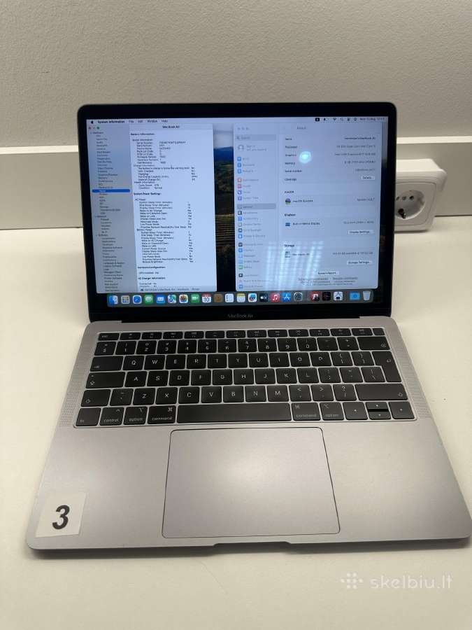 Apple MacBook Air 13" A1932 i5 8gb 128gb Garantija - nuotraukos Nr. 7