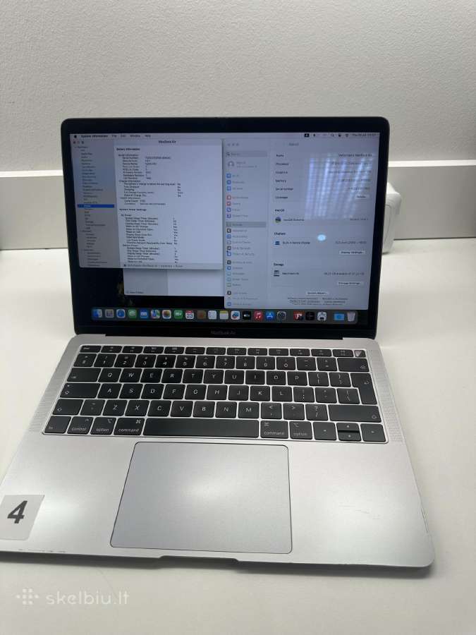 Apple MacBook Air 13" A1932 i5 8gb 128gb Garantija - nuotraukos Nr. 10