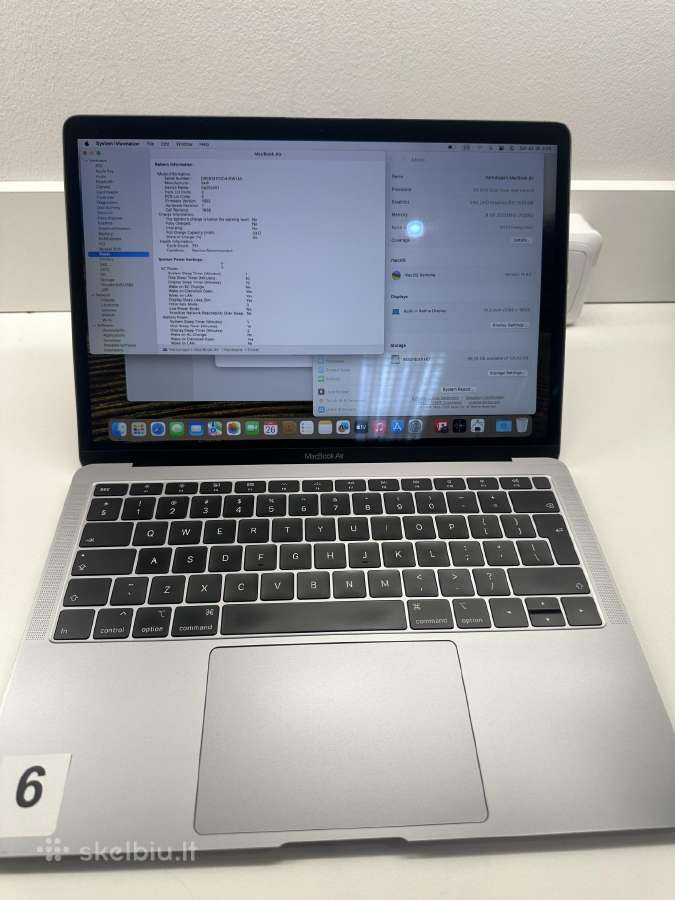 Apple MacBook Air 13" A1932 i5 8gb 128gb Garantija - nuotraukos Nr. 16