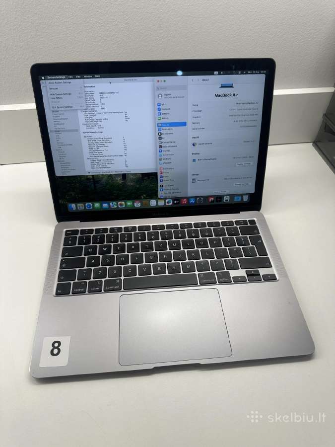 Apple MacBook Air 13" A1932 i5 8gb 128gb Garantija - nuotraukos Nr. 22
