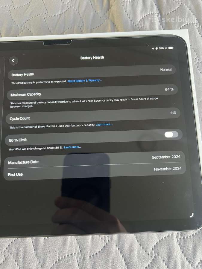 iPad air M2 11 inches - nuotraukos Nr. 5