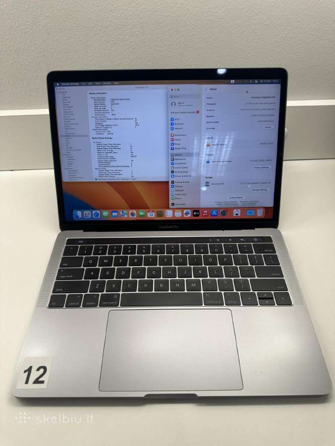 Apple MacBook Pro 13" i5 8gb 256gb Garantija - nuotraukos Nr. 4