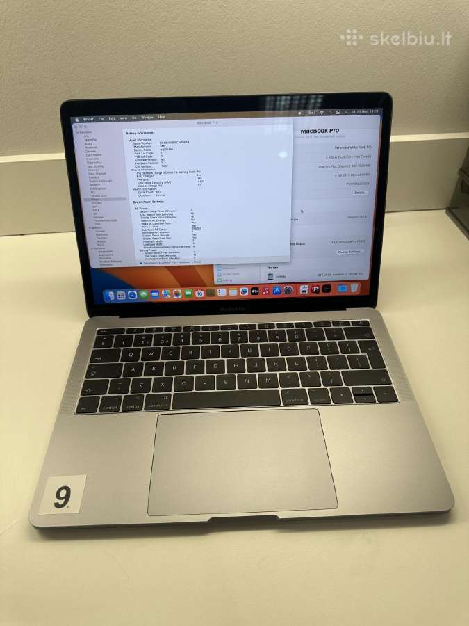 Apple MacBook Pro 13" i5 8gb 256gb Garantija - nuotraukos Nr. 7