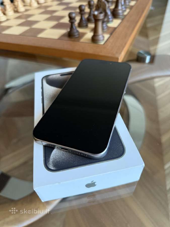 Apple iPhone 15 pro max Idealios būklės - nuotraukos Nr. 3