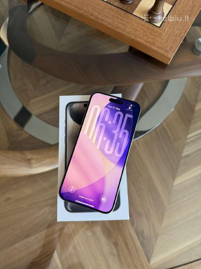 Apple iPhone 15 pro max Idealios būklės - nuotraukos Nr. 9