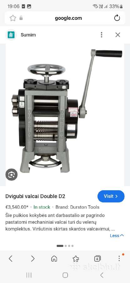 Valcai / Valcavimo staklės - nuotraukos Nr. 2
