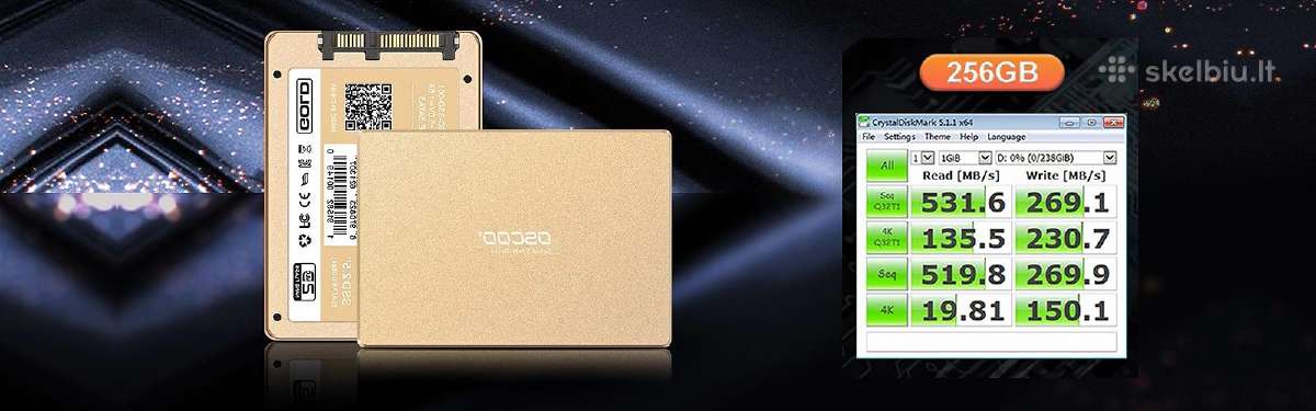 SSD diskas Oscoo 256gb - nuotraukos Nr. 5