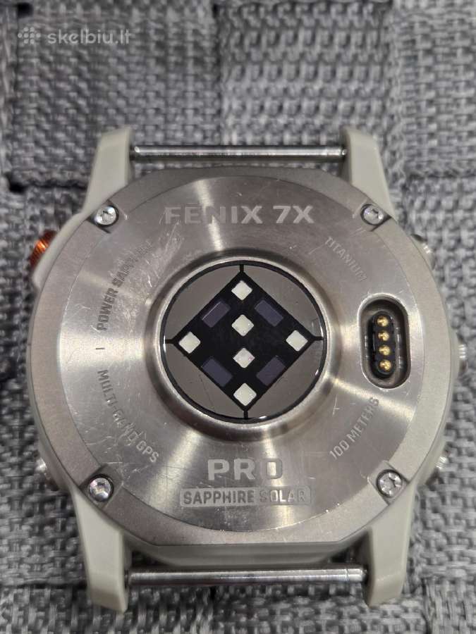 Garmin fenix 7x pro sapphire solar titanium - nuotraukos Nr. 3