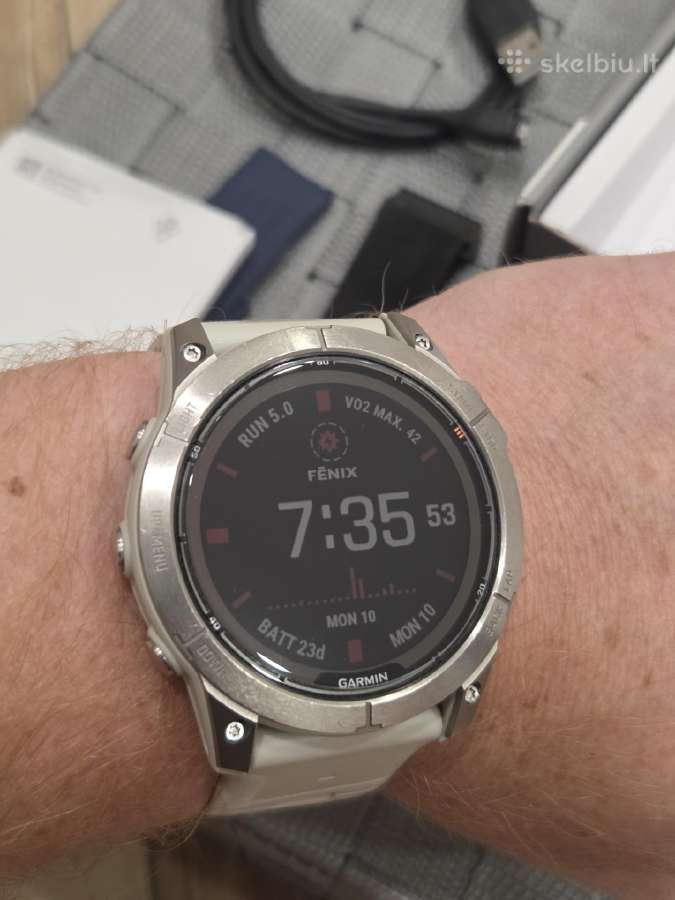 Garmin fenix 7x pro sapphire solar titanium - nuotraukos Nr. 9