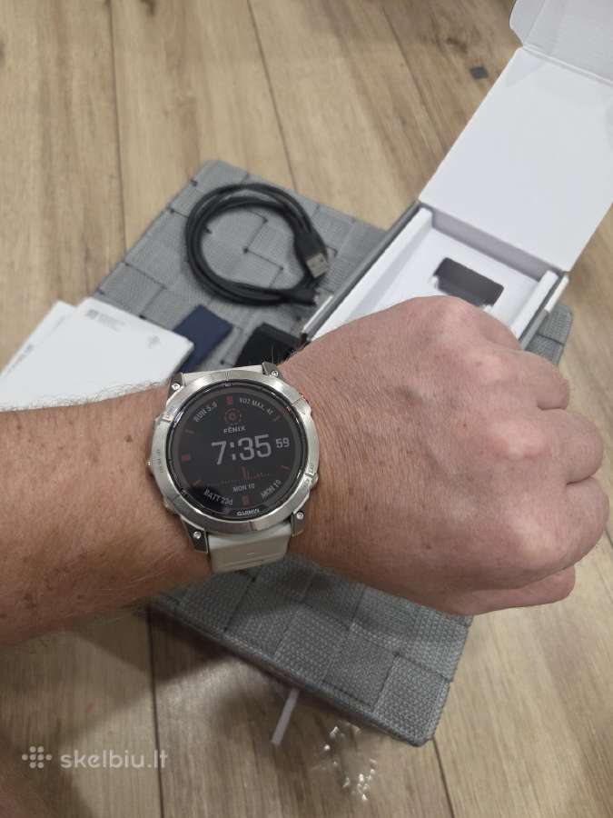 Garmin fenix 7x pro sapphire solar titanium - nuotraukos Nr. 14