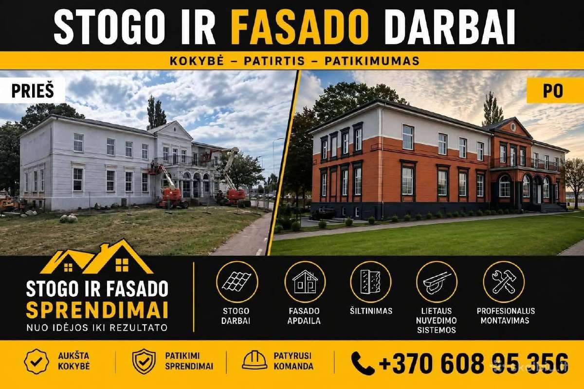 Namų statyba Klaipėdoje +370*608*95356 - nuotraukos Nr. 5