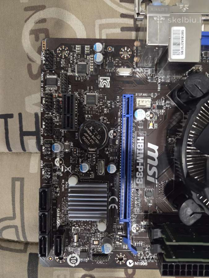 MB+cpu+RAM komplektas - nuotraukos Nr. 2
