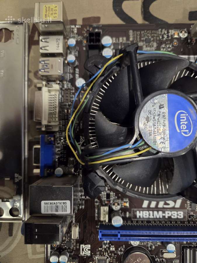 MB+cpu+RAM komplektas - nuotraukos Nr. 4