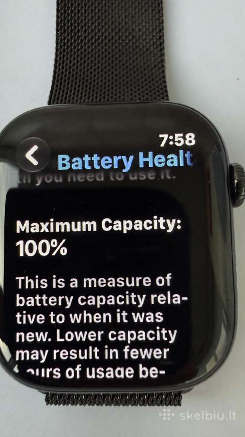 Apple Watch Series 11 46 mm Titanium - nuotraukos Nr. 7