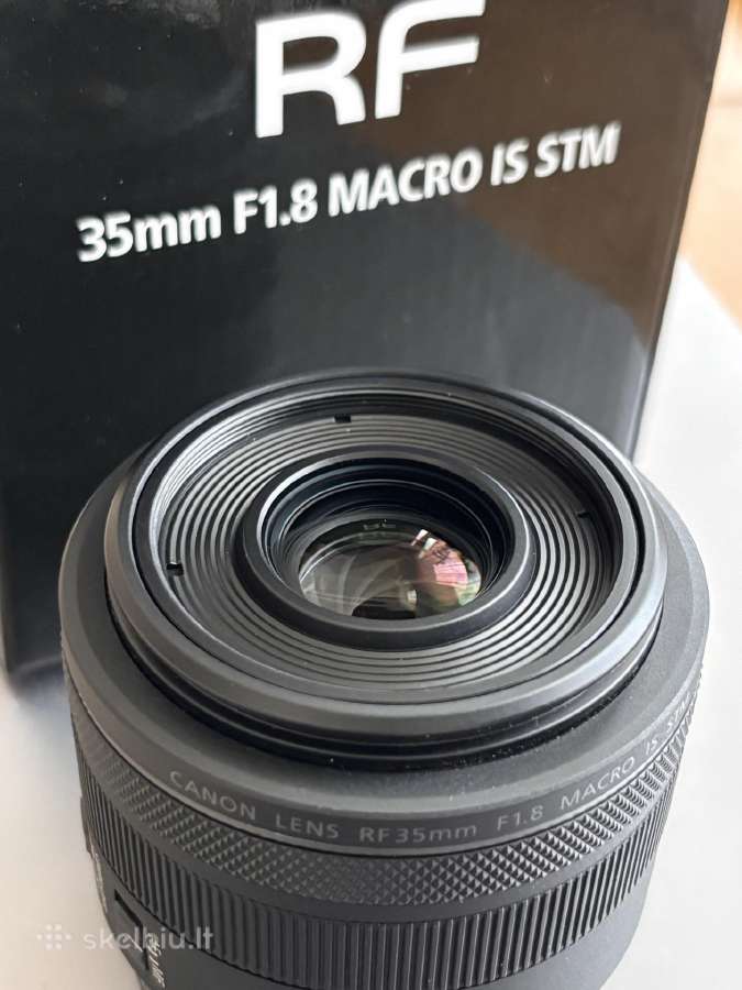 Canon rf 35mm f1.8 macro is stm - nuotraukos Nr. 2