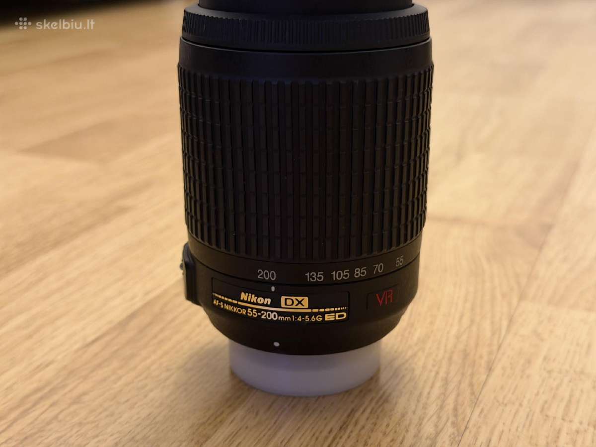 Nikon Dx Af-s 55-200mm 1:4-5.6g Ed Vr objektyvas - nuotraukos Nr. 2