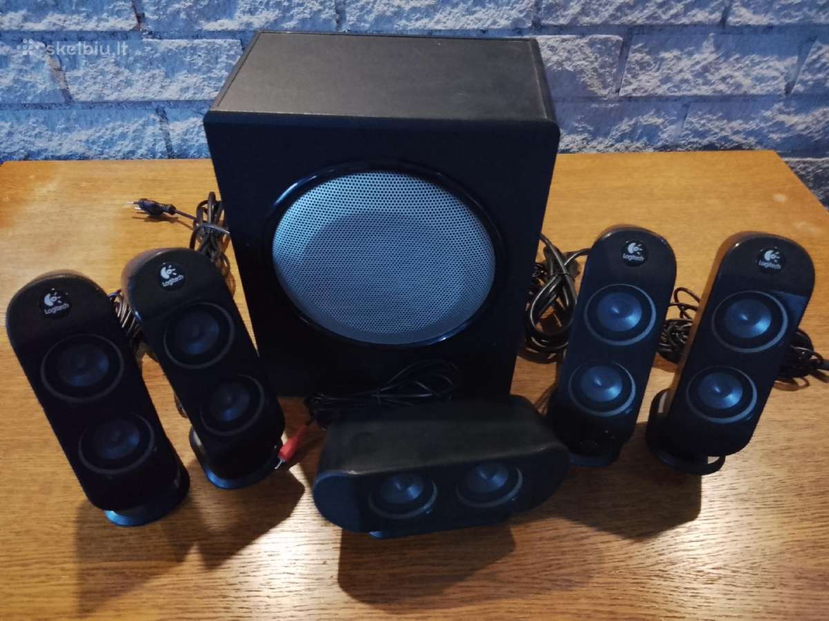 5.1 garso sistema „Logitech X-530“ - nuotraukos Nr. 2