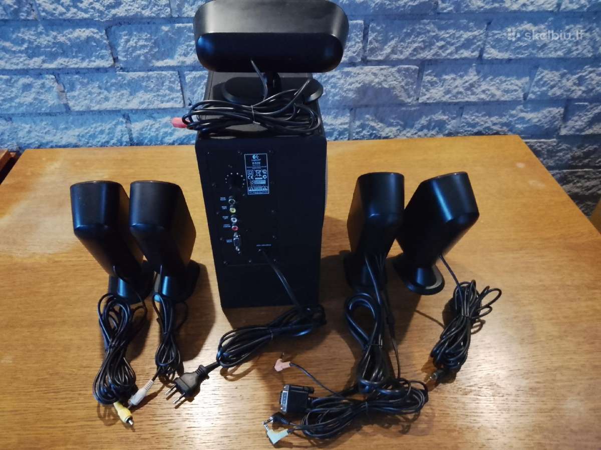 5.1 garso sistema „Logitech X-530“ - nuotraukos Nr. 3