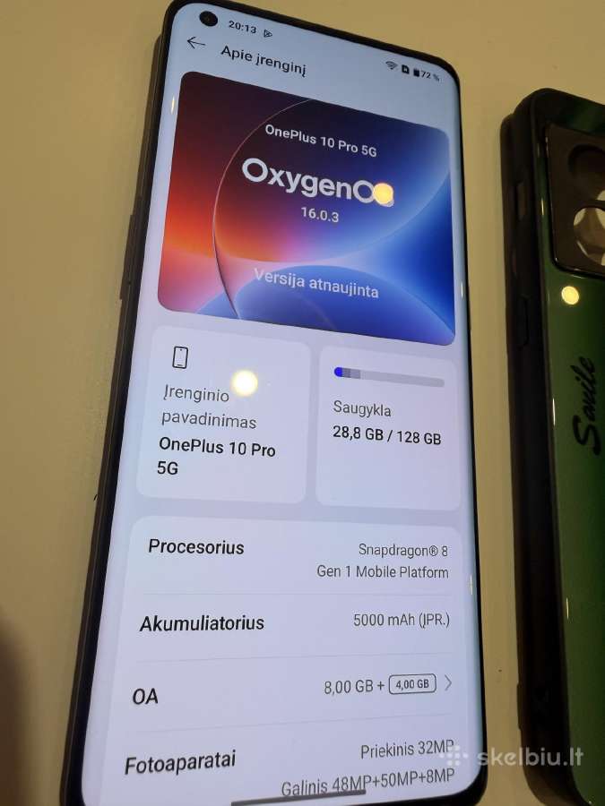 Naudotas Oneplus 10 Pro 5G - nuotraukos Nr. 3