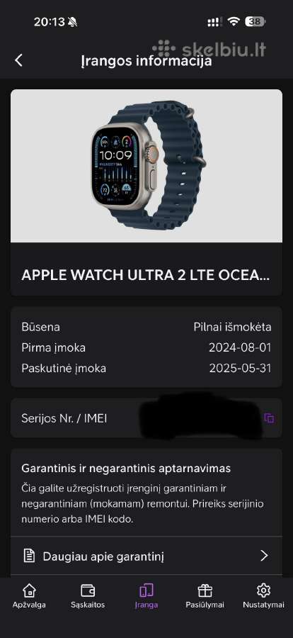 Apple Watch Ultra 2 - nuotraukos Nr. 4