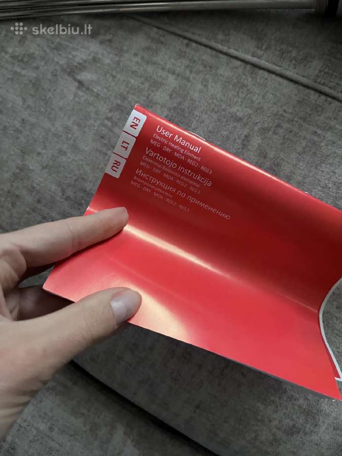 Elektrinis kaitinimo elementas Terma - nuotraukos Nr. 3