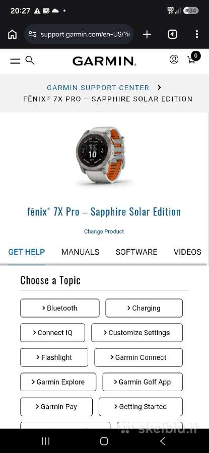 Garmin fenix 7x pro sapphire solar titanium - nuotraukos Nr. 19