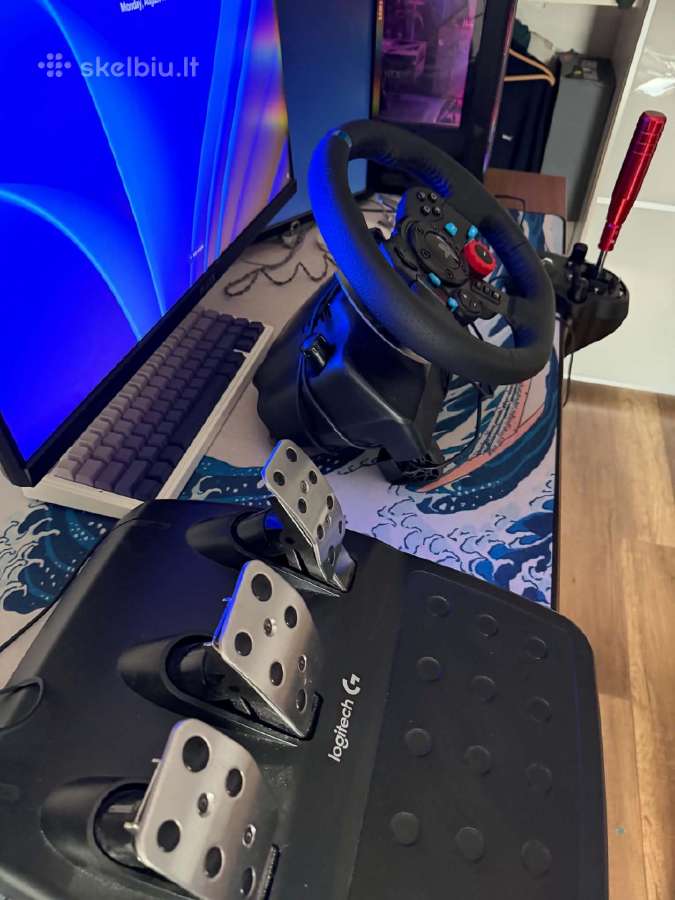 Parduodu Logitech G29 Se žaidimų vairą - nuotraukos Nr. 5