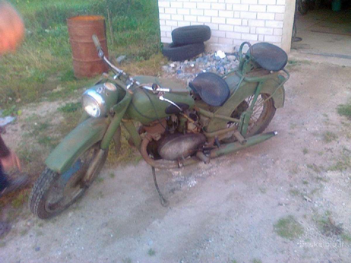 Izh 49-56 motociklas, be dokumentų - nuotraukos Nr. 2