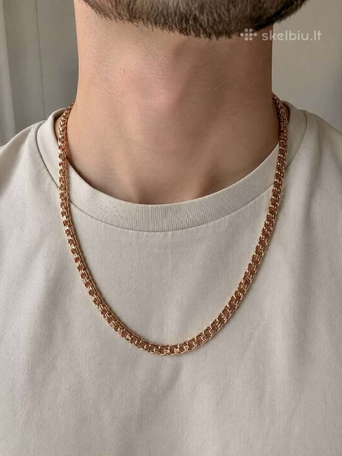 Nauja auksinė grandinė. 585pr,41,60gr,55cm,6,1mm. - nuotraukos Nr. 2