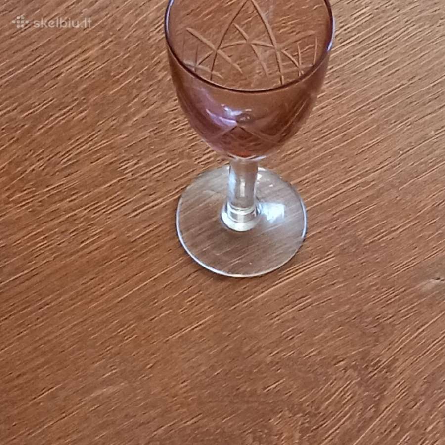 Stiklinės taurelės vintažas - nuotraukos Nr. 3