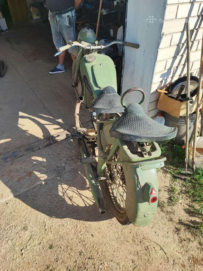 Izh 49-56 motociklas, be dokumentų - nuotraukos Nr. 15
