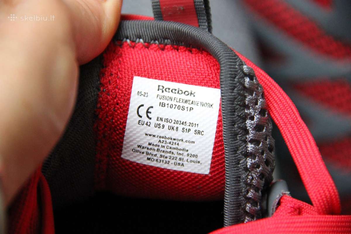 Reebok darbo batai 42 d nauji - nuotraukos Nr. 7