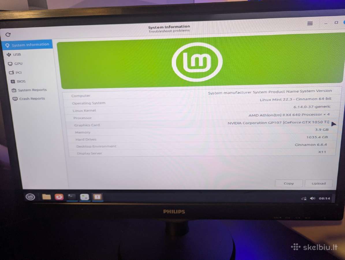 Pc su 1050ti 4gb - nuotraukos Nr. 3