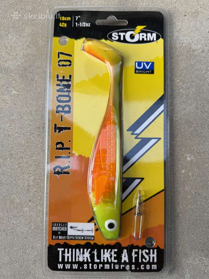11vnt guminukų žvejybai 18-23cm - nuotraukos Nr. 2