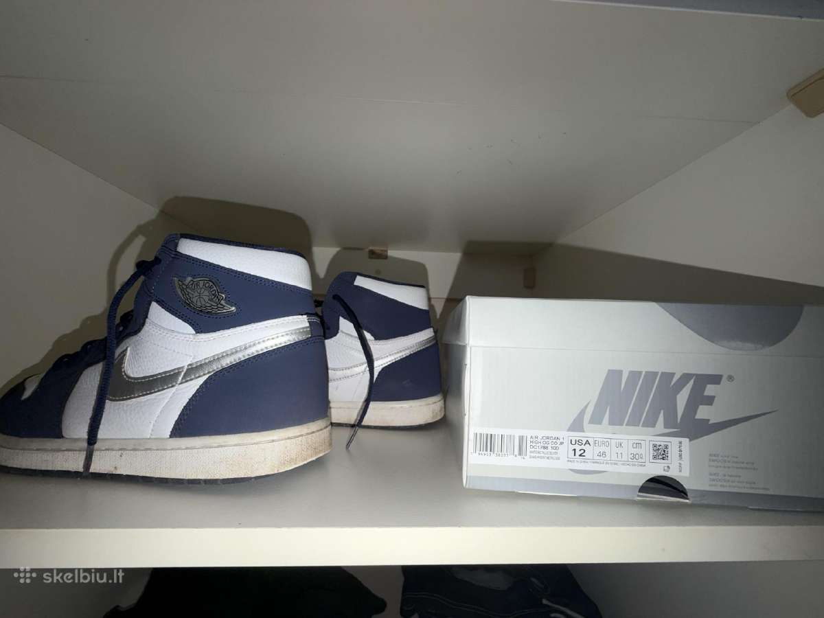 Air Jordan 1 High, tamsiai mėlyni - nuotraukos Nr. 6