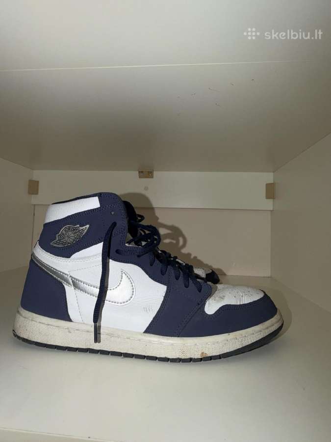 Air Jordan 1 High, tamsiai mėlyni - nuotraukos Nr. 3
