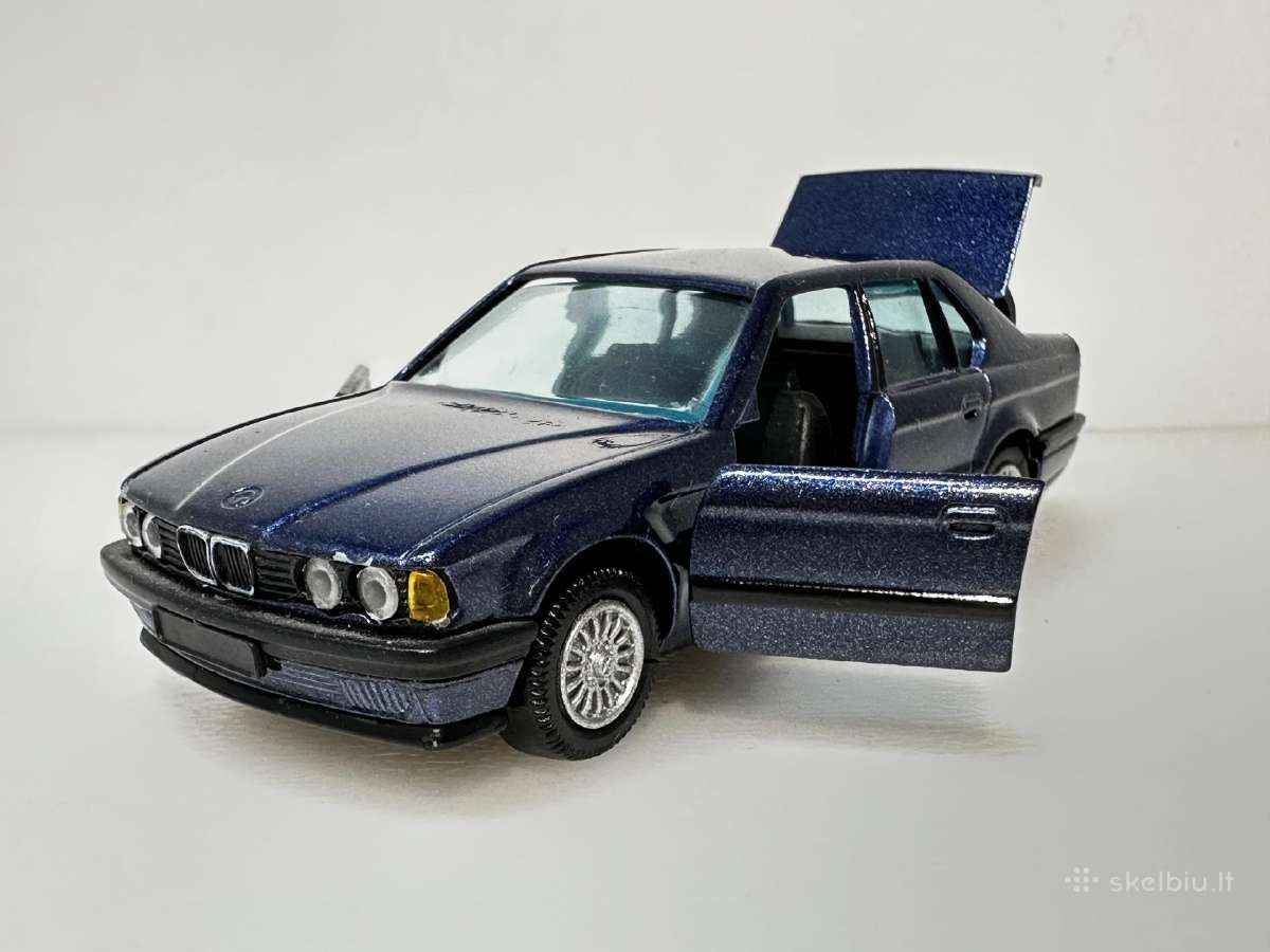Bmw 735i E32 mėlynas 1:43 Gama [tik modelis] - nuotraukos Nr. 2
