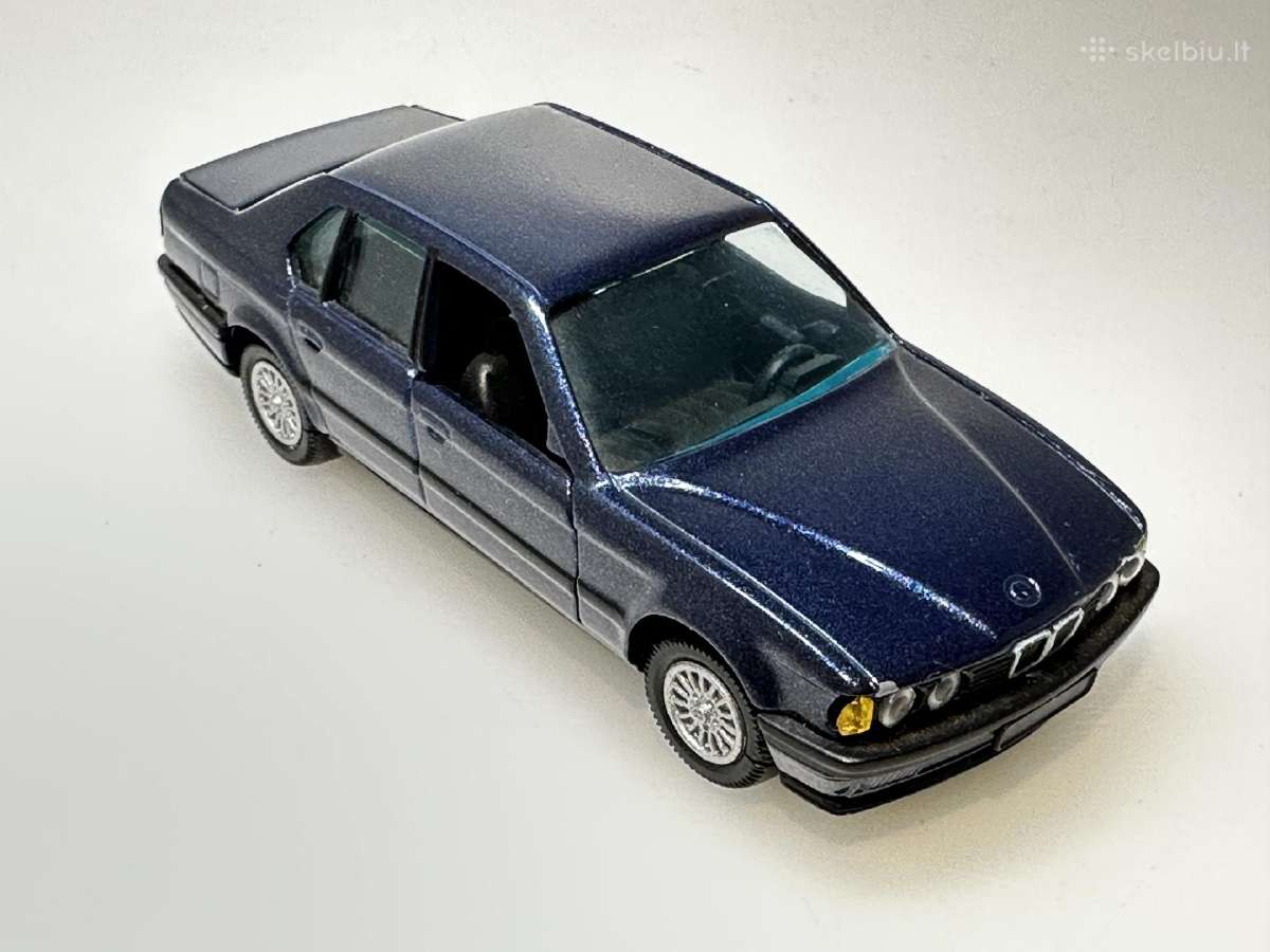 Bmw 735i E32 mėlynas 1:43 Gama [tik modelis] - nuotraukos Nr. 4