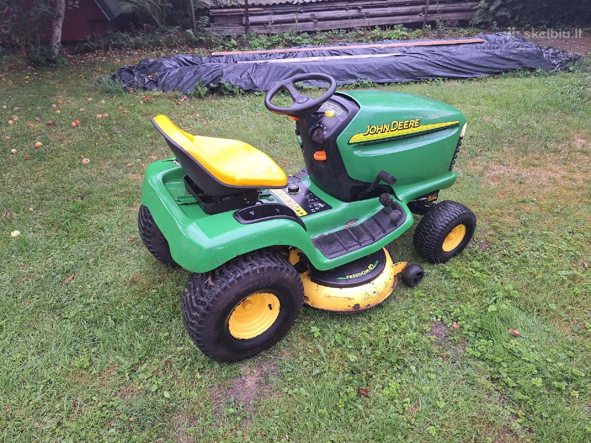John Deere Lt170 Galingas Sodo traktoriukas 16hp - nuotraukos Nr. 7