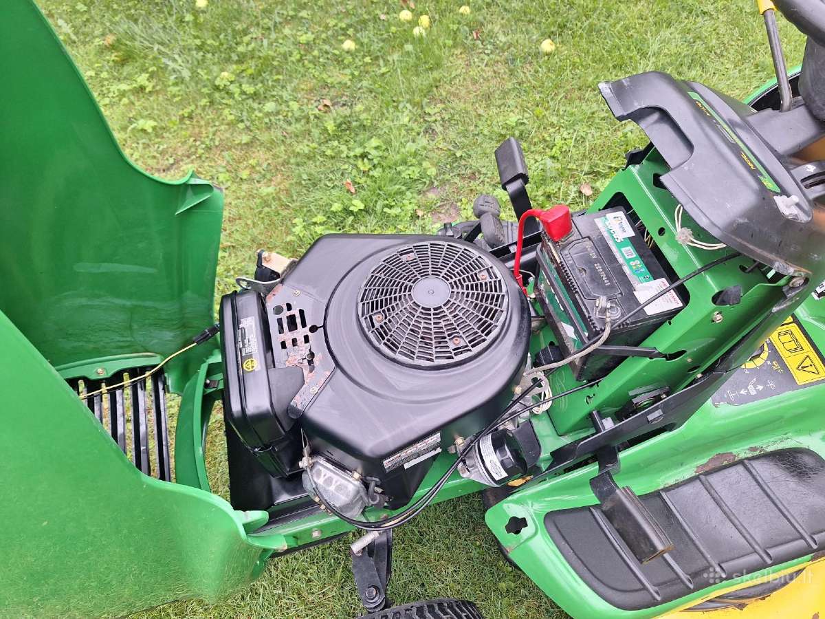 John Deere Lt170 Galingas Sodo traktoriukas 16hp - nuotraukos Nr. 15