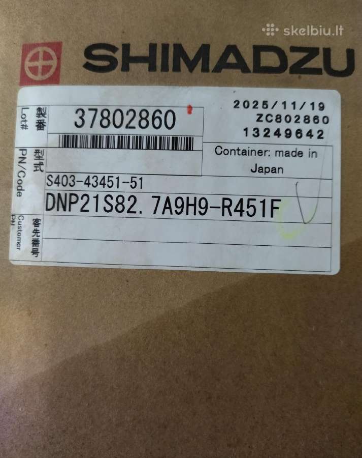 Shimadzu Dnp21s82.7r451f hidraulinis siurblys - nuotraukos Nr. 4