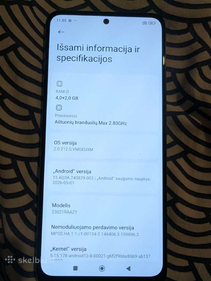 Redmi note 12 - nuotraukos Nr. 7