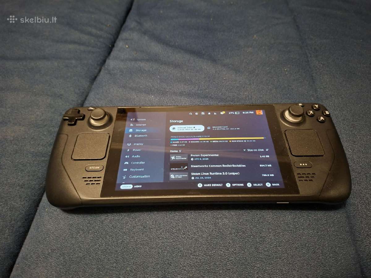 Steam deck 512gb LCD - nuotraukos Nr. 3