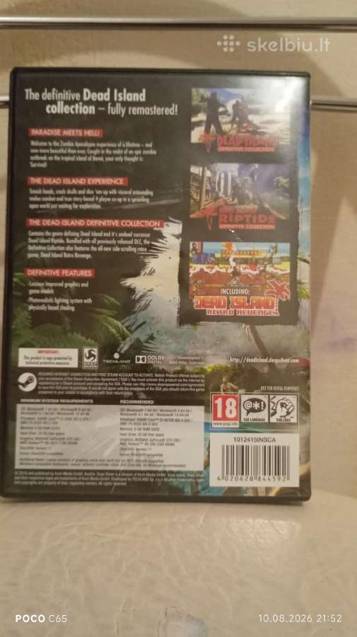 Dead Island Definitive Collection Pc Dvd - nuotraukos Nr. 2