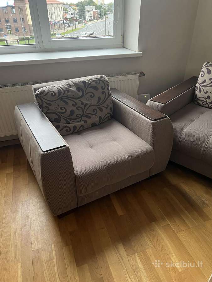 Fotelis ir sofa lova komplektas - nuotraukos Nr. 2